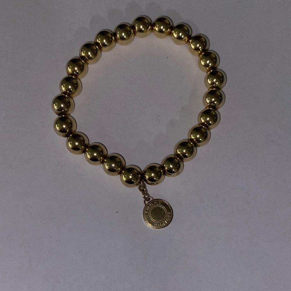 Tommy Hilfiger Gold Beaded Bracelet